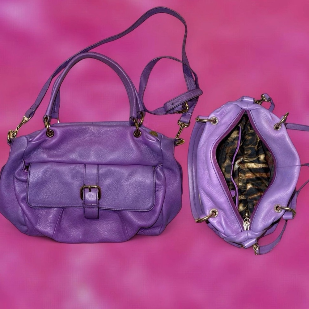 Maxx New York Lavender Shoulder Bag
